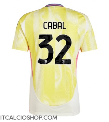 Juventus Juan Cabal #32 Seconda Maglia 2024-25 Manica Corta